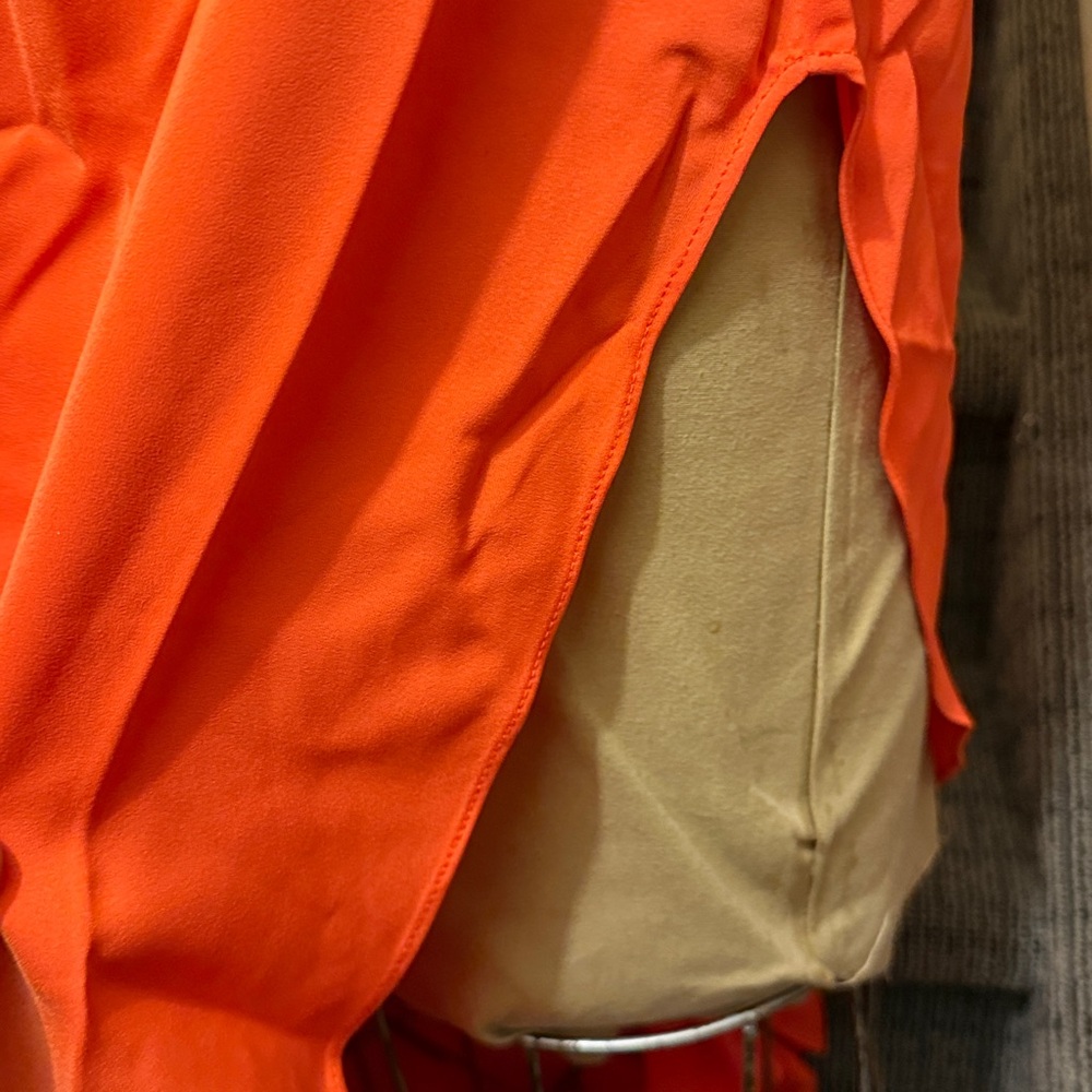 Hanifa One-Shoulder Orange Top - Picture 3 of 8